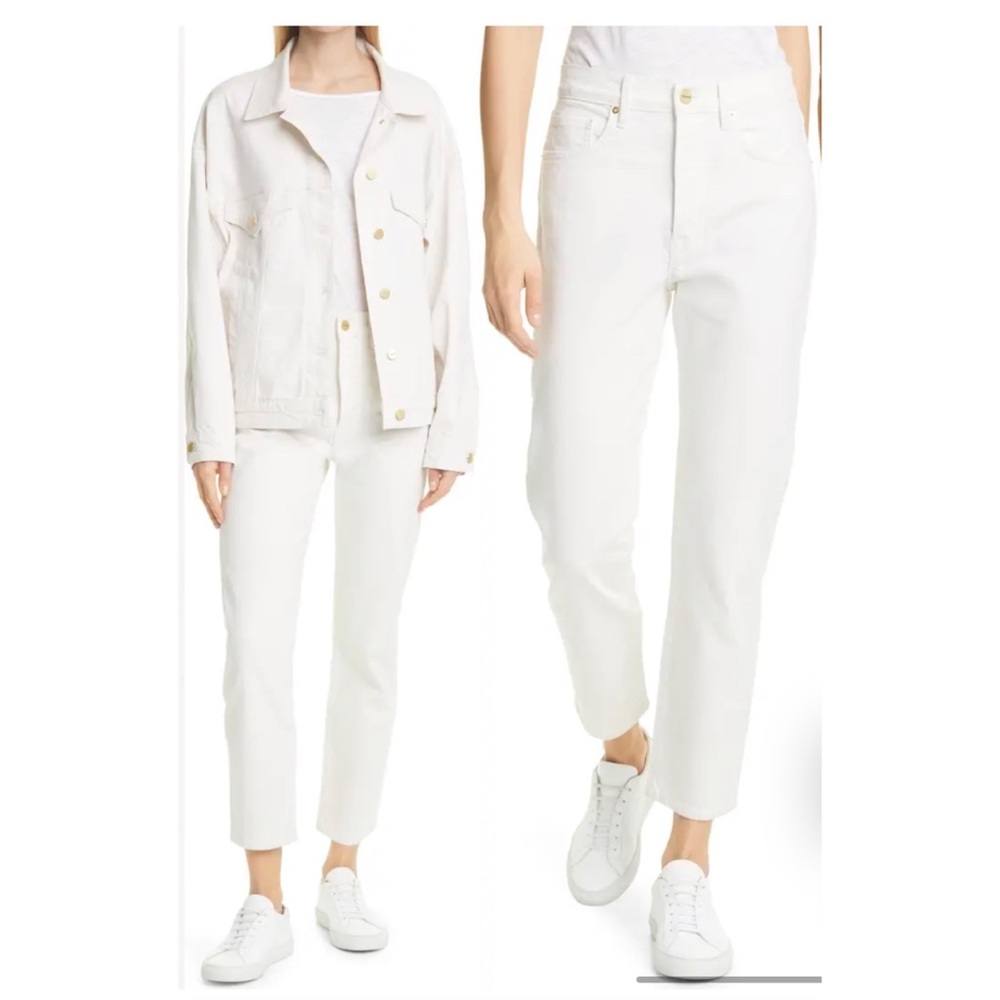 Le Original High Waist Slim Straight Leg Ankle Jeans
FRAME Au Natural